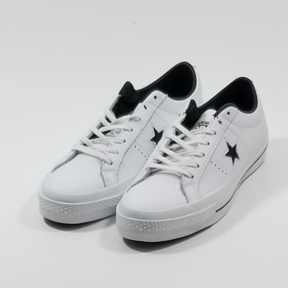 converse one star leather ox white